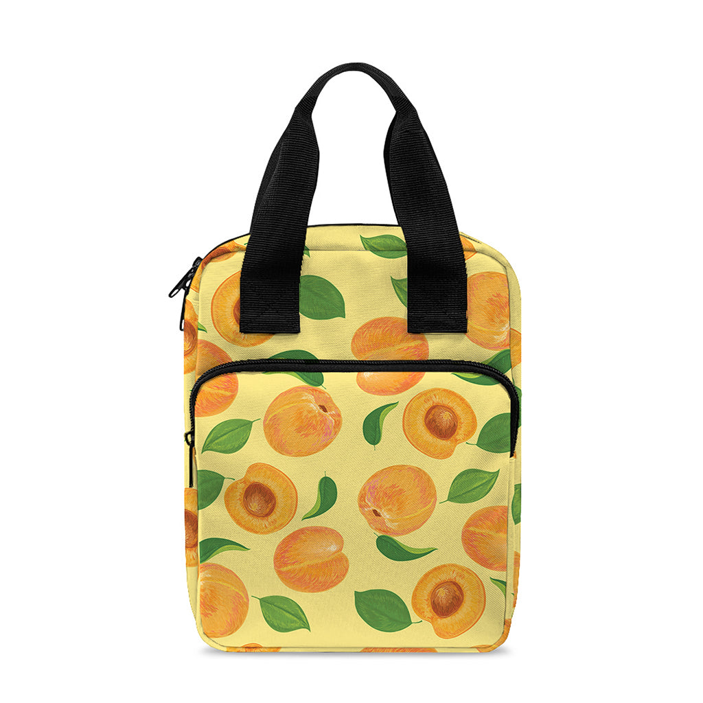 Ripe Apricot Fruit Pattern Print Bible Tote Bag