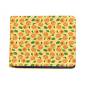 Ripe Apricot Fruit Pattern Print Bifold Wallet