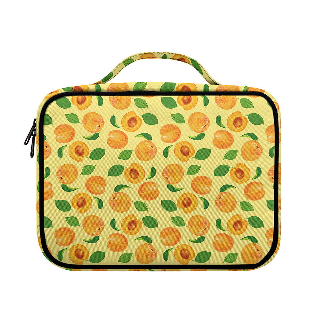 Ripe Apricot Fruit Pattern Print Briefcase Bible Bag