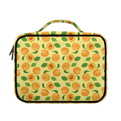 Ripe Apricot Fruit Pattern Print Briefcase Bible Bag