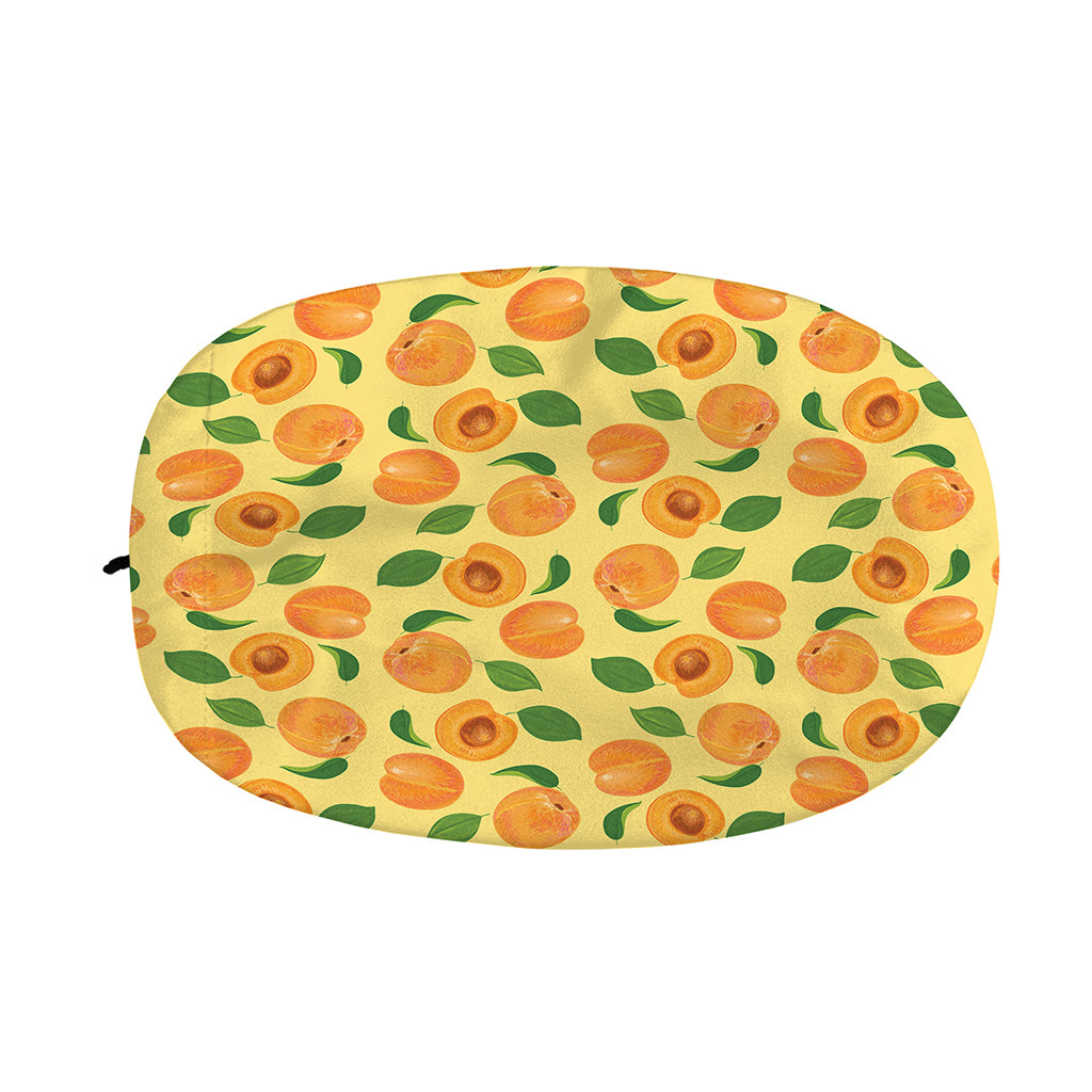 Ripe Apricot Fruit Pattern Print Car Side Mirror Covers