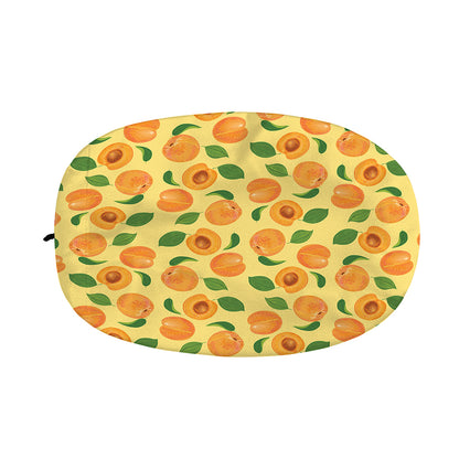 Ripe Apricot Fruit Pattern Print Car Side Mirror Covers