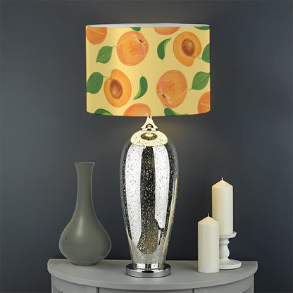 Ripe Apricot Fruit Pattern Print Drum Lamp Shade