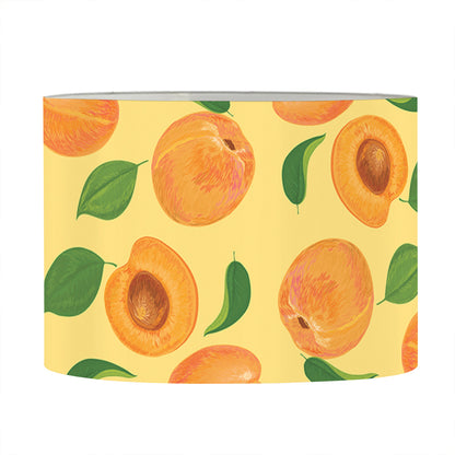 Ripe Apricot Fruit Pattern Print Drum Lamp Shade