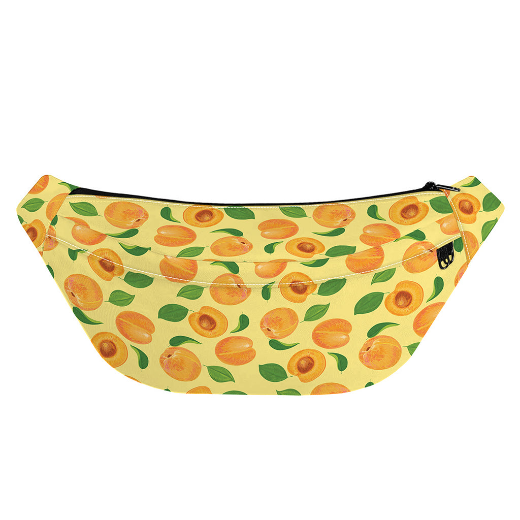 Ripe Apricot Fruit Pattern Print Fanny Pack