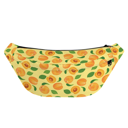 Ripe Apricot Fruit Pattern Print Fanny Pack
