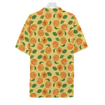 Ripe Apricot Fruit Pattern Print Hawaiian Shirt