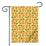 Ripe Apricot Fruit Pattern Print House Flag