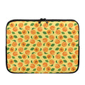 Ripe Apricot Fruit Pattern Print Laptop Sleeve