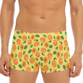 Ripe Apricot Fruit Pattern Print Men's Short Boxer Briefs
