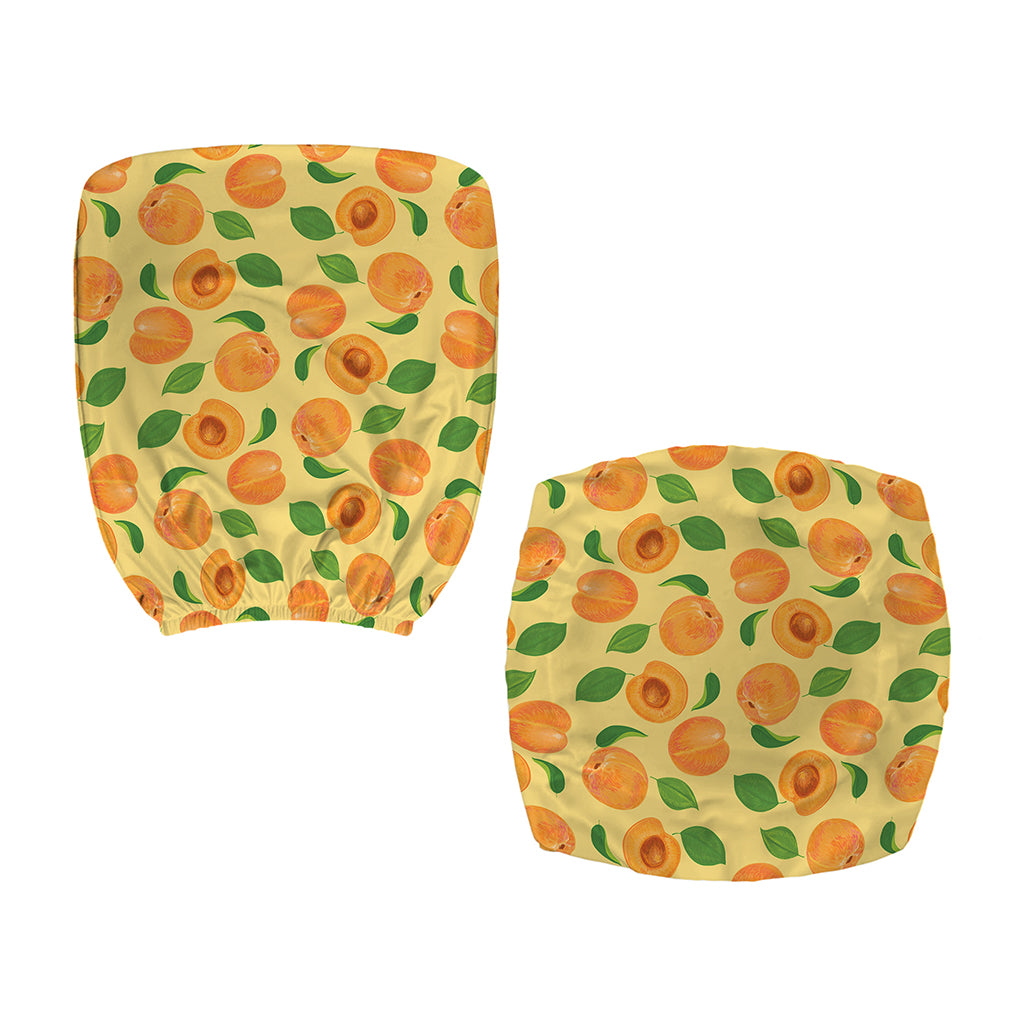 Ripe Apricot Fruit Pattern Print Office Chair Cover