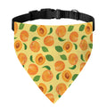 Ripe Apricot Fruit Pattern Print Over The Collar Dog Bandana