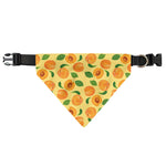 Ripe Apricot Fruit Pattern Print Over The Collar Dog Bandana