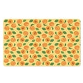 Ripe Apricot Fruit Pattern Print Polyester Doormat