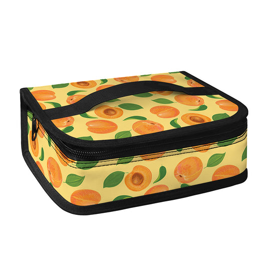 Ripe Apricot Fruit Pattern Print Small Lunch Bag