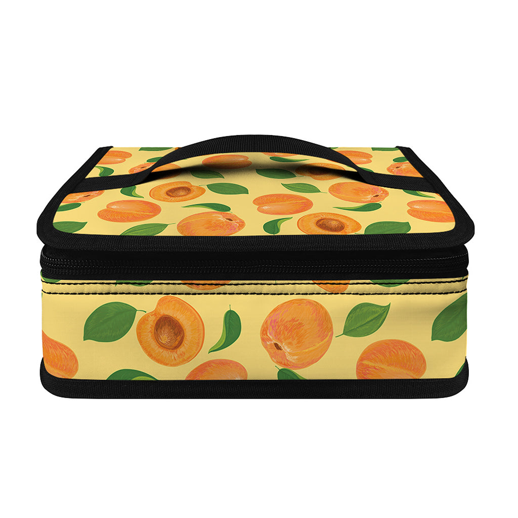 Ripe Apricot Fruit Pattern Print Small Lunch Bag