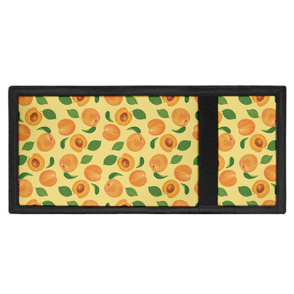 Ripe Apricot Fruit Pattern Print Trifold Wallet