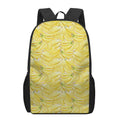 Ripe Banana Pattern Print 17 Inch Backpack