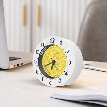 Ripe Banana Pattern Print Alarm Clock