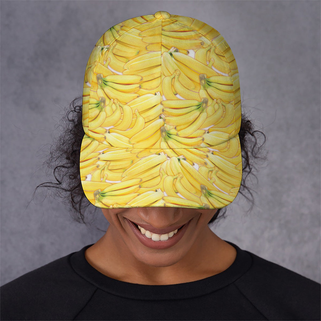 Ripe Banana Pattern Print Baseball Cap