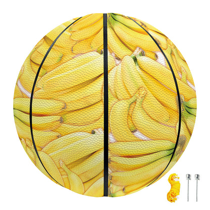 Ripe Banana Pattern Print Basketball