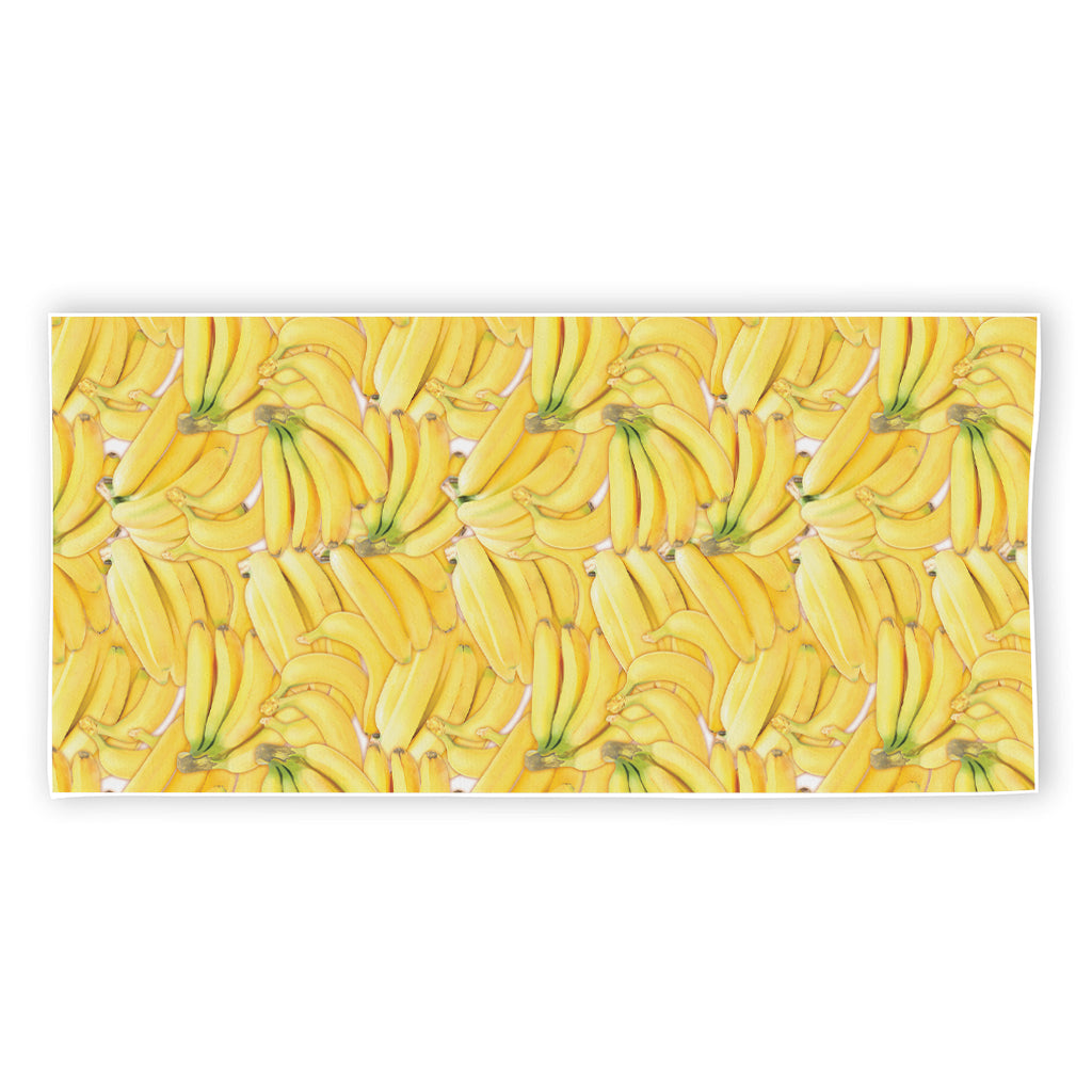 Ripe Banana Pattern Print Beach Towel