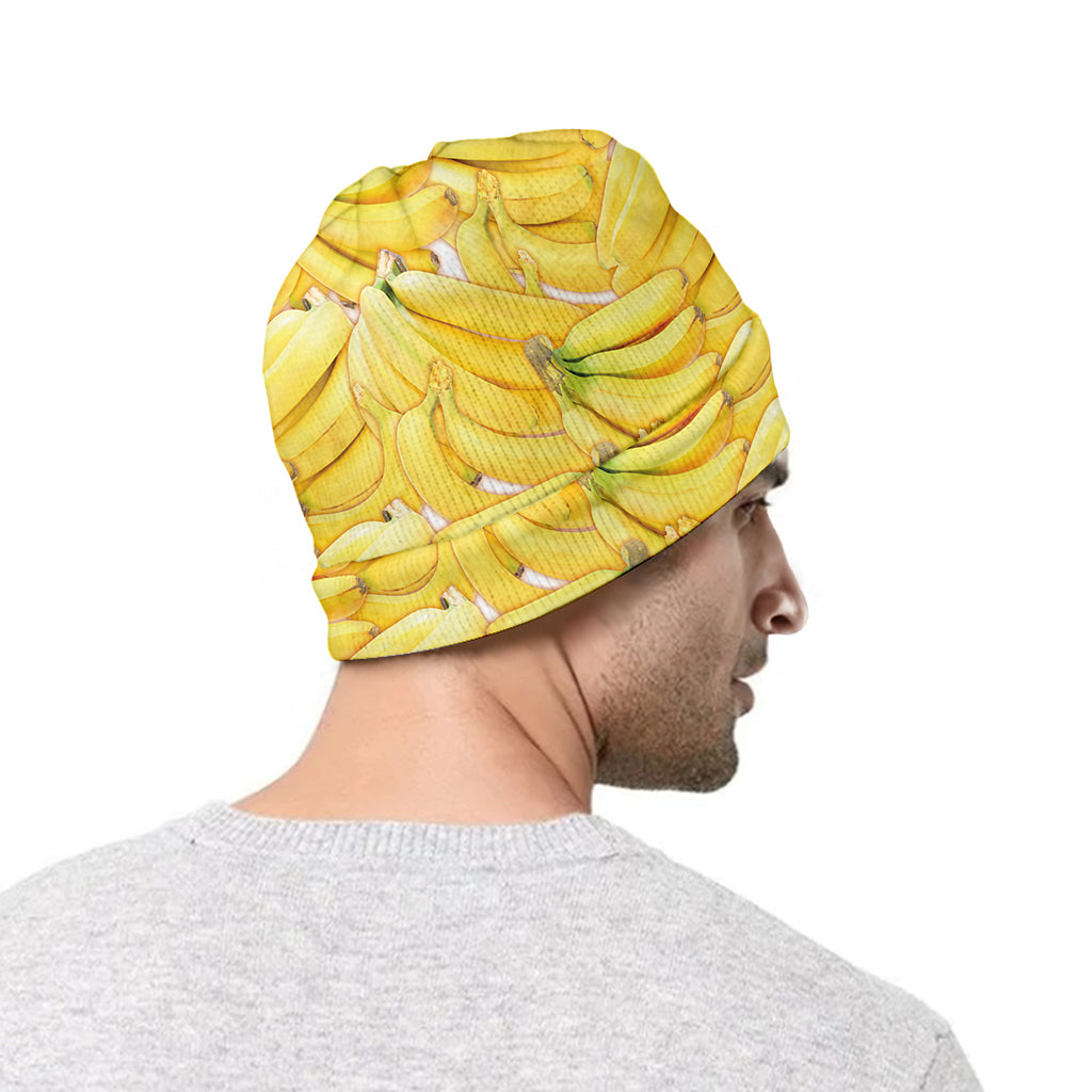 Ripe Banana Pattern Print Beanie