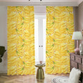 Ripe Banana Pattern Print Dimout Pencil Pleat Curtains