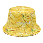 Ripe Banana Pattern Print Bucket Hat