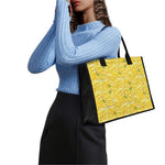 Ripe Banana Pattern Print Canvas Tote Bag