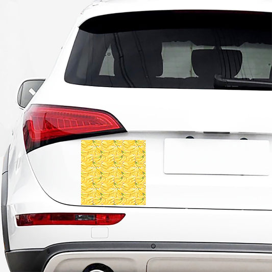 Ripe Banana Pattern Print Car Sticker