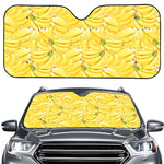 Ripe Banana Pattern Print Car Windshield Sun Shade