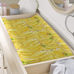 Ripe Banana Pattern Print Changing Pad Cover