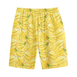 Ripe Banana Pattern Print Cotton Shorts