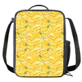 Ripe Banana Pattern Print Crossbody Lunch Bag