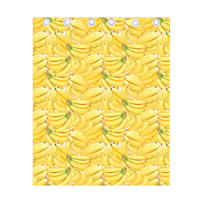 Ripe Banana Pattern Print Curtain