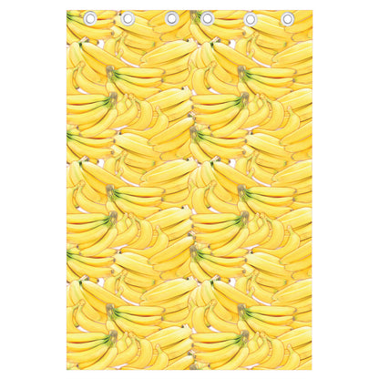 Ripe Banana Pattern Print Curtain