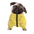 Ripe Banana Pattern Print Dog Zip Up Jacket