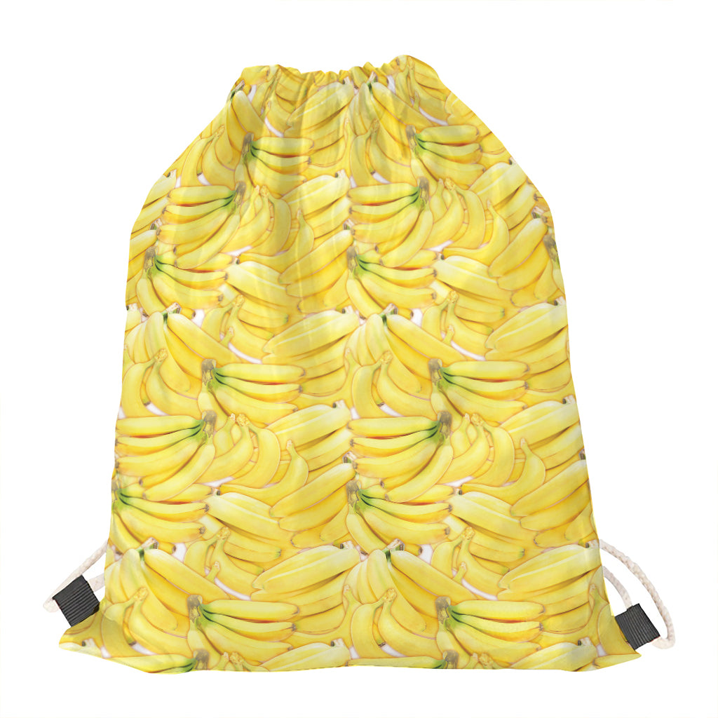 Ripe Banana Pattern Print Drawstring Bag