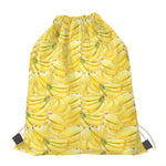 Ripe Banana Pattern Print Drawstring Bag