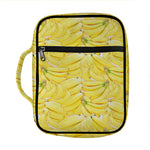 Ripe Banana Pattern Print Front Pocket Bible Bag