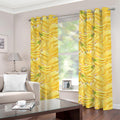 Ripe Banana Pattern Print Grommet Curtains
