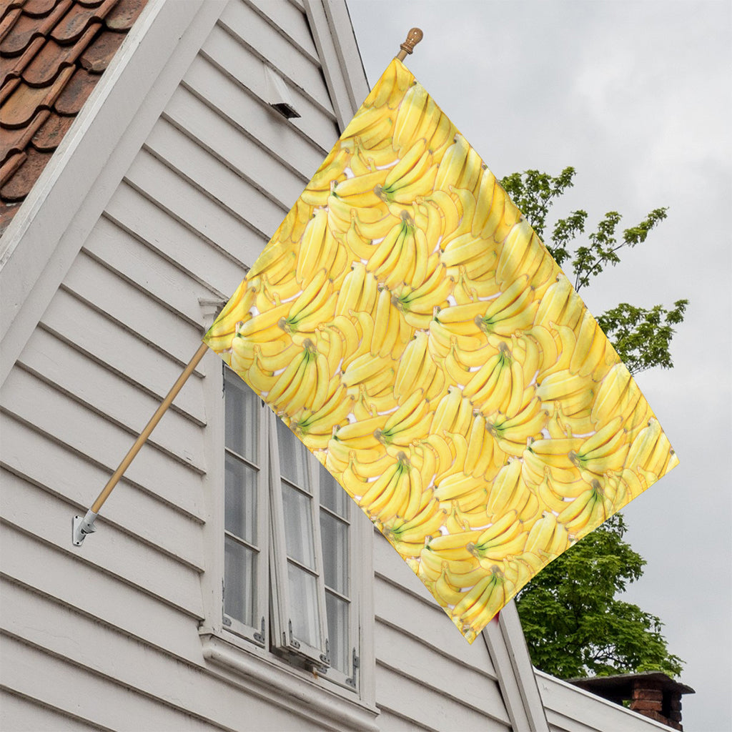 Ripe Banana Pattern Print House Flag