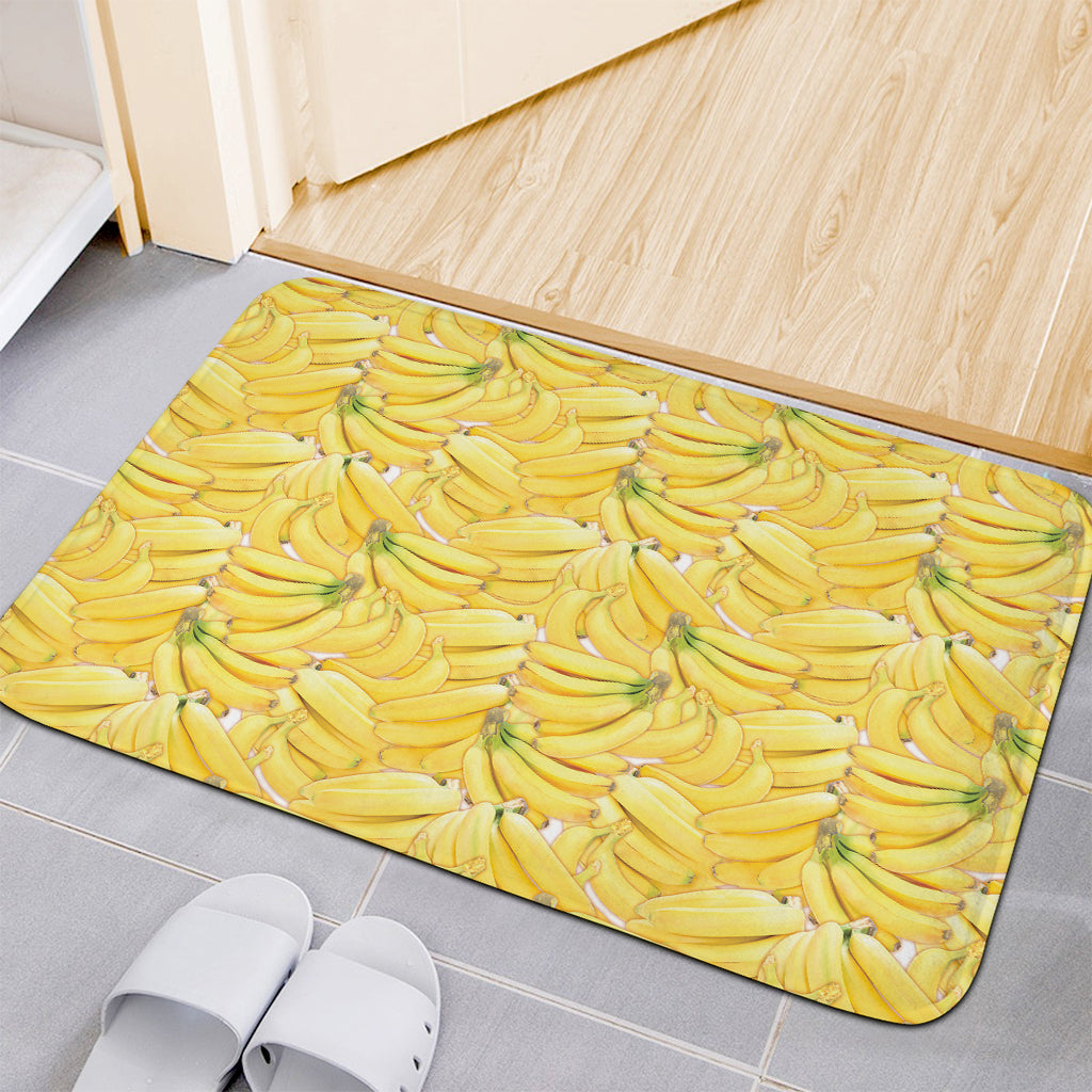 Ripe Banana Pattern Print Indoor Door Mat