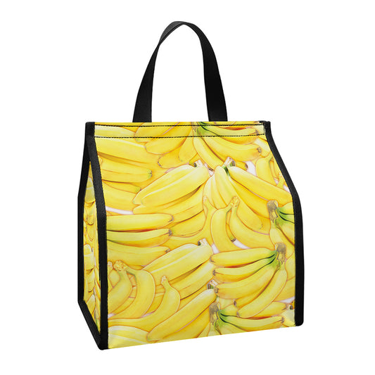 Ripe Banana Pattern Print Insulated Lunch Tote