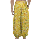 Ripe Banana Pattern Print Lantern Pants