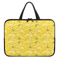 Ripe Banana Pattern Print Laptop Sleeve With Handle