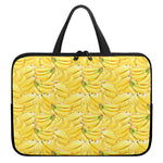 Ripe Banana Pattern Print Laptop Sleeve With Handle
