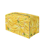 Ripe Banana Pattern Print Leather Tissue Box Cover