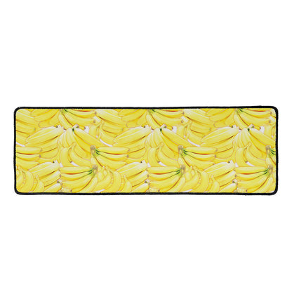 Ripe Banana Pattern Print Long Kitchen Mat